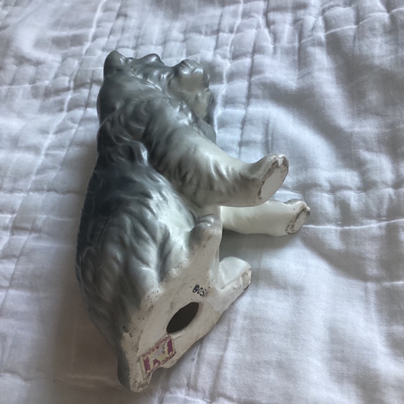 VINTAGE NAPCOWARE  IMPORT CERAMIC PORCELAIN SMALL SCHNAUZER TERRIER DOG - Picture 7 of 10